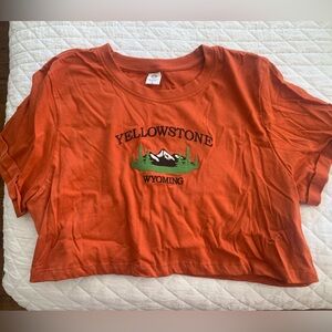 La Luna Crop Top Tee